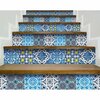 Homeroots 8 x 8 in. Greta Multi Blue Mosaic Peel & Stick Tiles 400319